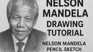 How to draw Nelson Mandela /Nelson Mandela  pencil sketch/Nelson Mandela drawing tutorial#drawing 