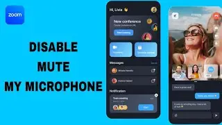 How To Disable Mute My Microphone On Zoom App | Step By Step