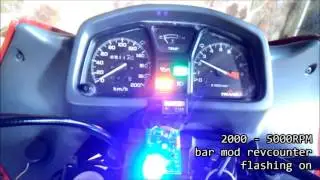 Fully adjustable shift light and revcounter for DIY projects LSK5005