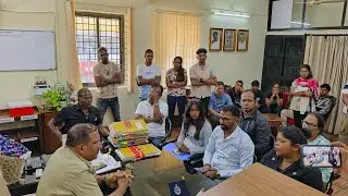COLVA PEOPLE ALONG WITH ACTIVISTS MET SOUTH GOA SP At MARGAO POLICE STATION