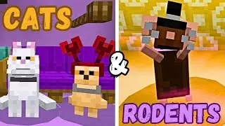Cats & Rodents PETS | Spark Pets Add-on (Premium) | Minecraft Showcase