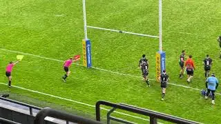 Jack Sinfield&rsquo;s first points for the Leeds Rhinos senior team