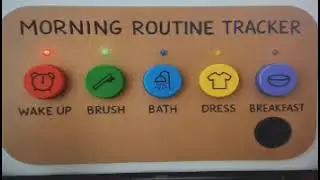 Morning routine tracker for ADHD kids