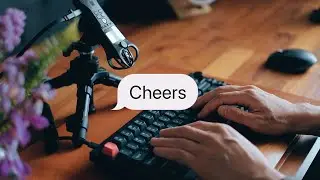 Behind the scenes: How I film and create typing chat bubble effect in videos