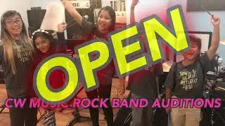 Kids & Teens Rock Band Auditions 2018-2019
