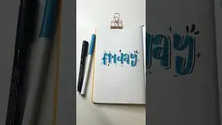 Вы ОБЯЗАТЕЛЬНО должны попробовать этот трюк с леттерингом! #fontsonfridays #handlettering #fonts