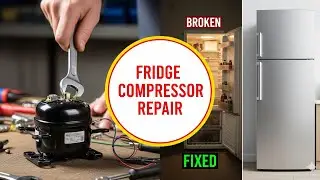 Fridge Compressor Repair | Easy Fix for Refrigerator Cooling Problem || How To Repair Compressor