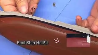How to Paint a Realistic Model Ship Hull