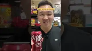 TRYING DR PEPPER FOR THE FIRST TIME #shorts