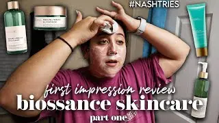 Biossance skincare IN DEPTH first impression review + unboxing | NashTries