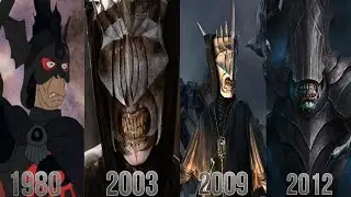 Глашатай/Голос Саурона Эволюция (1980-2012) в мульте фильме и играх. Mouth of sauron Evolution.