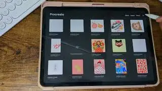 Learn How to open custom blank document on procreate/procreate tutorial for beginners