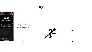 300 Yard test with Freelap Timing System