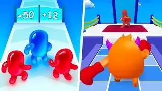 Max Levels Giant Rush 3D Vs Join Blob Clash 3D😍🤗😏🙂😊😋All New Max Update Mobile Gameplay WE21