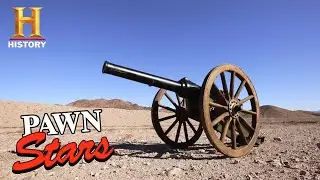 EXPLOSIVE DEAL for EXPENSIVE Antique Cannon (Season 17) | Pawn Stars