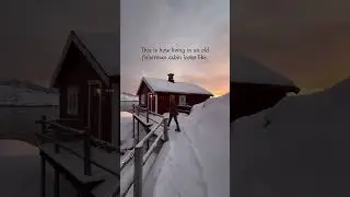 My HOUSE in the ARCTIC 🥶 #lofoten #winter #norway