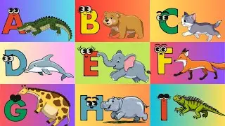 Animal ABC Song | Alphabet Animal Nursery Rhymes | Joyful Jungle Jams