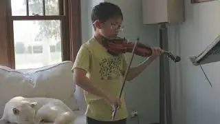 Jianan Performing Vivaldi's Concerto in A Minor Mvmt 1