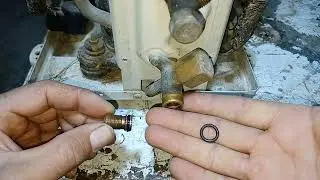 اصلاح محبس خط السحب للتكييف بعد اكتشاف التسريب