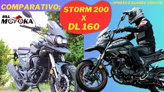 Haojue DL 160 ou STORM 200 Shineray/Lifan? Qual levar pra casa? Qual chega primeiro? Minha opini&atilde;o.