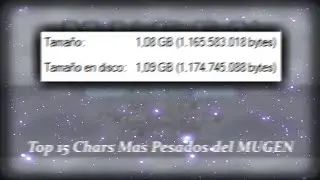 Los 15 chars mas pesados del mugen