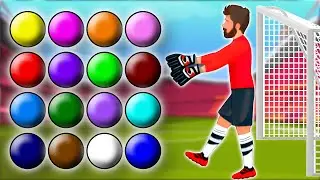 INTENSE Beat The Keeper Colors Tournament! | Colors vs Keeper Marbles Race
