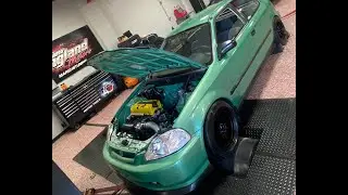 Настройка K20A2 Midori EK на динамометре с Джейми Маршем! 2xx л.с.? 🧐😮&zwj;💨