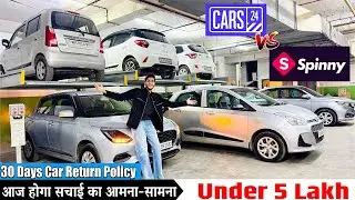 Cars24 vs Spinny🤯: Best Platform to Buy Used Car? Full Honest Comparison! | Used Car Market Delhi