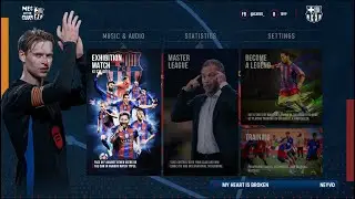 Barcelona Next-Gen Menu Pack 2025 | PES 2021 & Football Life 2025