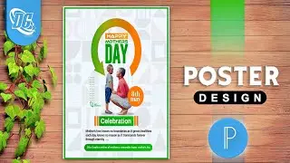 Pixellab Tutorial For Beginners - How To Create Mother's Day Flyer Design in PixelLab | Diko Graphic