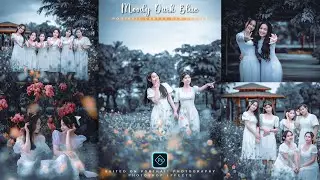 Moody Dark Blue Tone | Camera Raw Free Preset | Photoshop Color Grading Tutorial