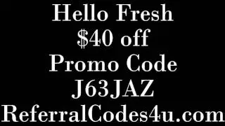 $40 off HelloFresh Promo Code 2020 (J63JAZ) : HelloFresh FREE Trial Coupon