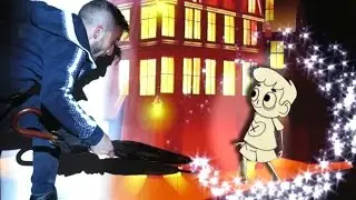Giant Pop-Up Book Video Mapping