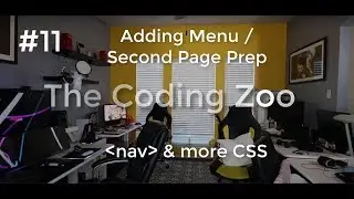 Learn HTML, CSS, and JavaScript - Nav Element, Creating Menu, more CSS - Lesson 11 for Beginners