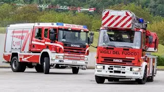 Prima partenza VVF Borgo in sirena
