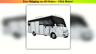 RV Roof Protective Cover Portable Motorhome Camper Caravan Top Tarp Car Cover Foldable Waterproof