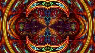 Layered Colors Mandala Abstract Fractal Art HD