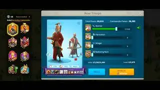 How to switch commander in rise of kingdoms.