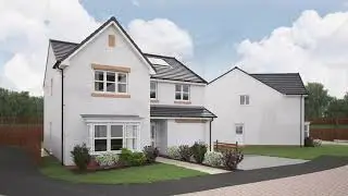 Miller Homes - Crofthead, Maidenhill, Newton Mearns - CGI Development Tour