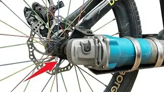 I Removed the Pedals and Bolted an Angle Grinder to My Bike