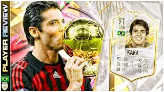 PRIME ICON 91 RATED RICARDO KAKA PLAYER REVIEW - FIFA 22 ULTIMATE TEAM