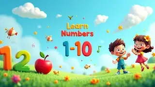 Счет словами от 1 до 10 | Веселое изучение чисел для детей | Дети изучают числа | Chanel 📚👶