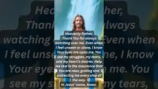 #GodIsWatching #DailyPrayer #FaithShorts #ChristianMotivation #BibleVerseOfTheDay #GodsPresence