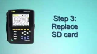 AEMC&reg;   Read SD Card Feature of DataView&reg; PowerPad III Control Panel