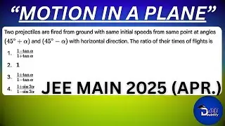 Two projectiles are fired from ground with same initial speeds from same point at...| Doubtify JEE