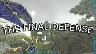 Defending The Most Op Cave On The Island Against Goofy Hero! ARK MTS PVP!