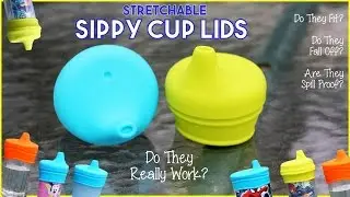 Review - Boon SNUG Spout Universal Silicone Sippy Cup Lids -Do Stretchable Tops Work ?