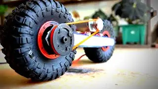 How to Make a bike using Dc motor &ndash; Dc Motor ideas &ndash; School Project ideas&ndash;Working Model ideas &ndash; Toys