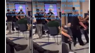 DISGUSTING🤮: Texas cops carry maskless woman out of school board meeting, video shows. #PCPgoneWild