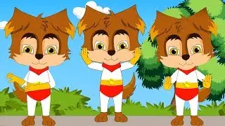 Head Shoulders Knees And Toes | Action Song For Kids | ABC Heroes